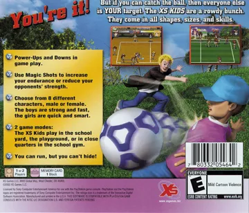 XS Junior League Dodgeball (US) box cover back